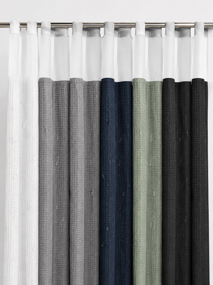 FreeLatch No Hook Shower Curtain