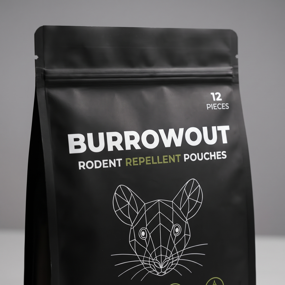 Burrowout Rodent Repellent Pouches — Peppermint, Cinnamon & Cedarwood