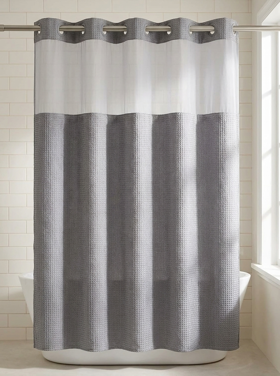 FreeLatch No Hook Shower Curtain