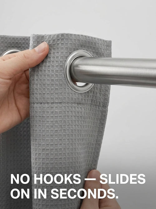 FreeLatch No Hook Shower Curtain